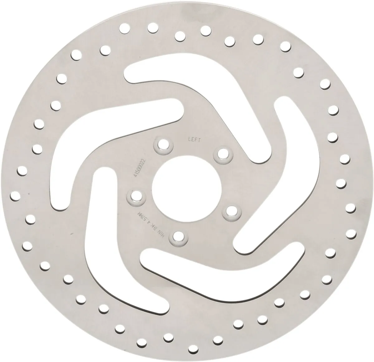 Disque de frein percé en acier inoxydable Drag Specialties