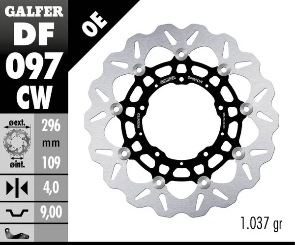 Disques de frein Wave® Galfer - vue 2
