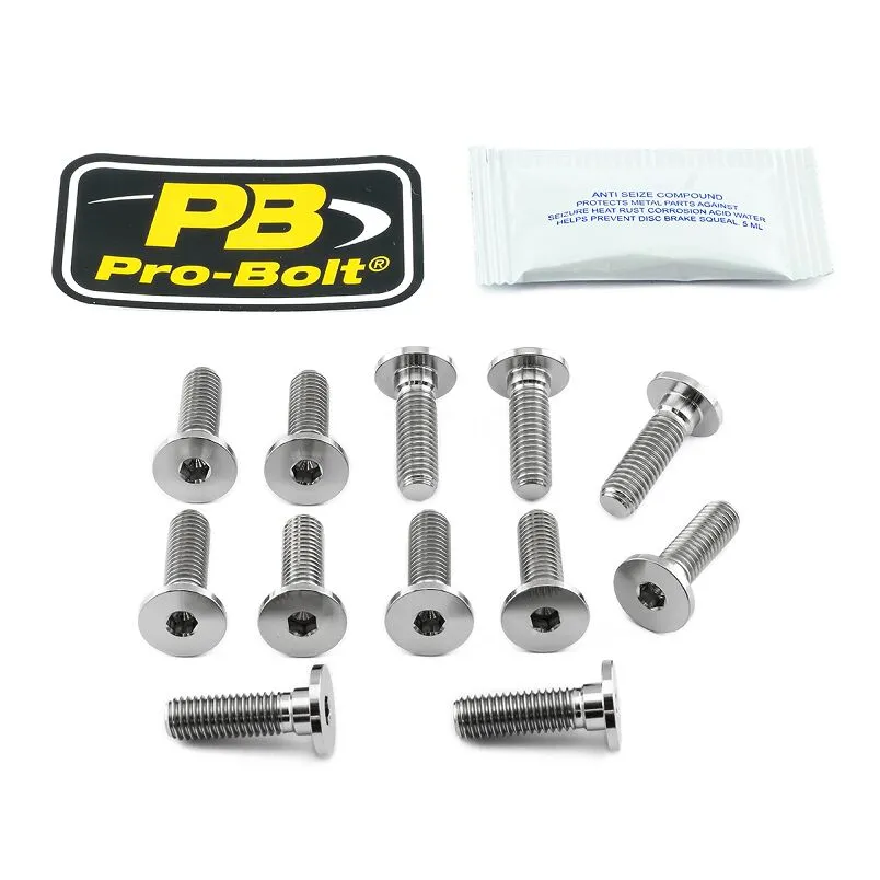 Kit de vis de fixation de disque de frein en titane PRO BOLT