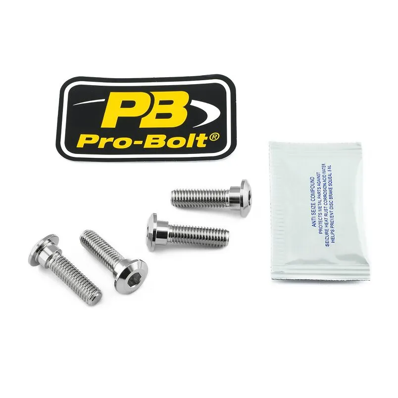 Kit de vis de fixation disque de frein inox PRO BOLT