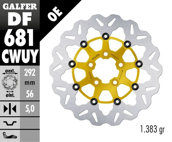 Disques de frein Wave® Galfer - vue 2