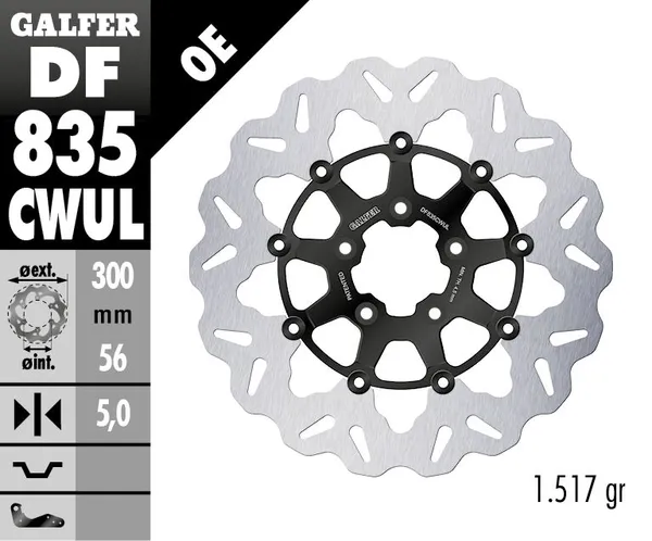 Disques de frein Wave Galfer - vue 2