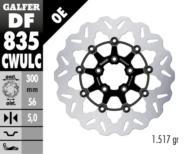 Disques de frein Wave® Galfer - vue 2