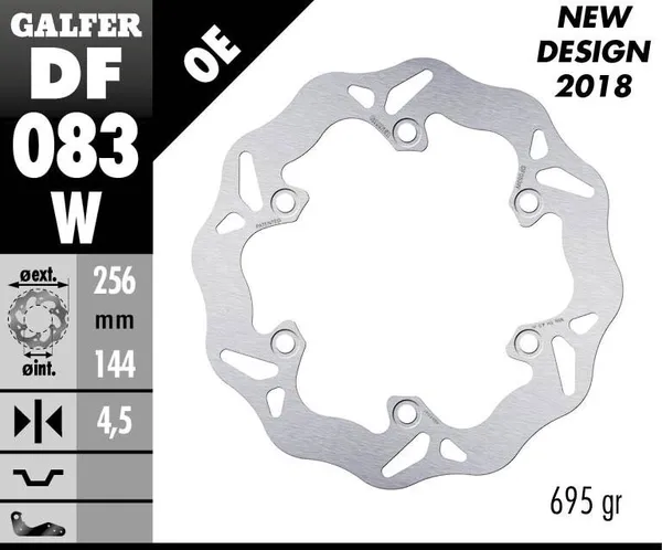 Disque de frein Wave Galfer - vue 2