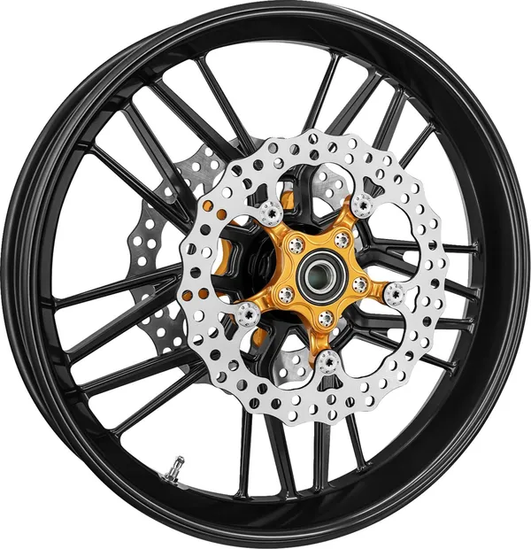 Disque de frein avant Rotor Spider 11.8 Gold Arlen Ness - vue 2