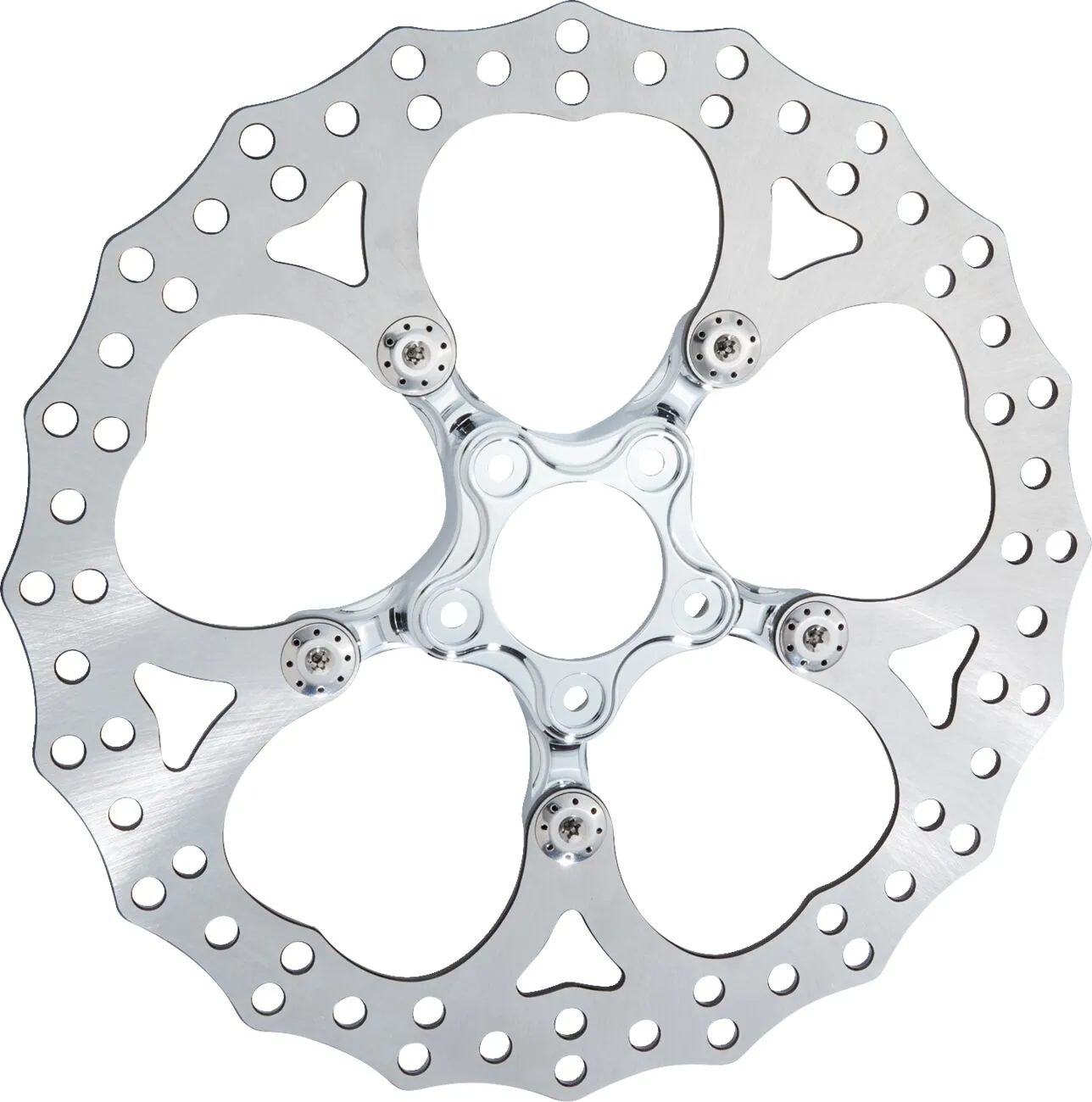 Étrier de frein avant Rotor Spider 14 chrome Arlen Ness