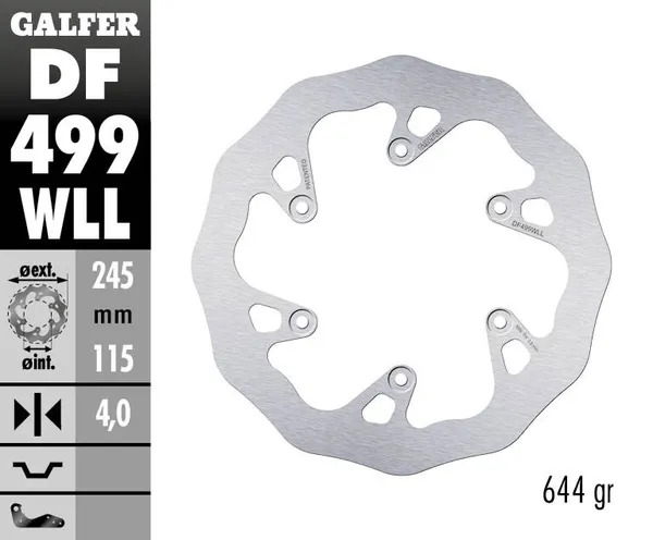 Disque de frein Wave Galfer - vue 2