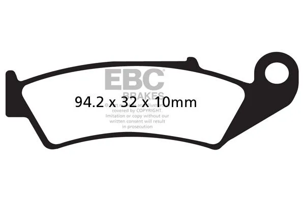 Plaquettes de frein Standard EBC - vue 2