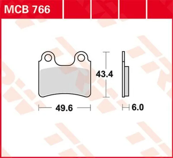 Plaquette de frein standard TRW 7323264 - vue 2