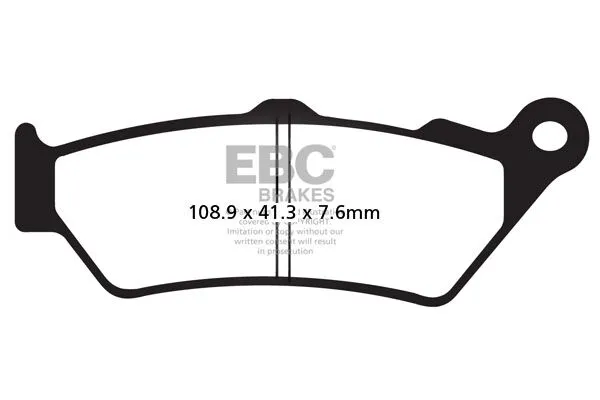 Plaquette de frein EBC Standard Scooter 7872765 - vue 2