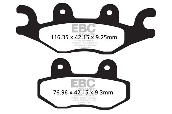 Plaquettes de frein EBC SCO