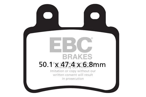 Plaquette de frein avant EBC Carbon Scooter 7872740 - vue 2