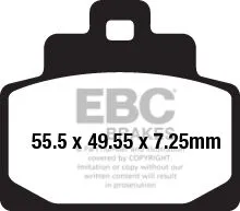 Plaquettes de frein organiques EBC série SFA