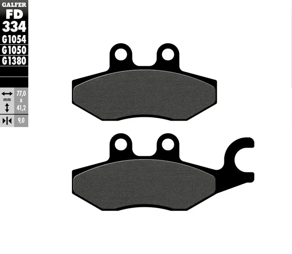 Plaquettes de frein semi-métalliques GALFER