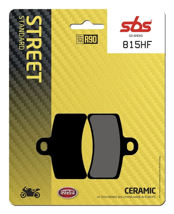Plaquettes de frein céramique organiques SBS HF Street