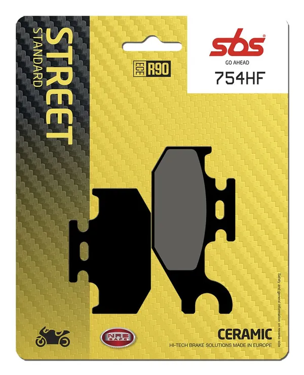 Plaquettes de frein céramique organiques HF Street SBS
