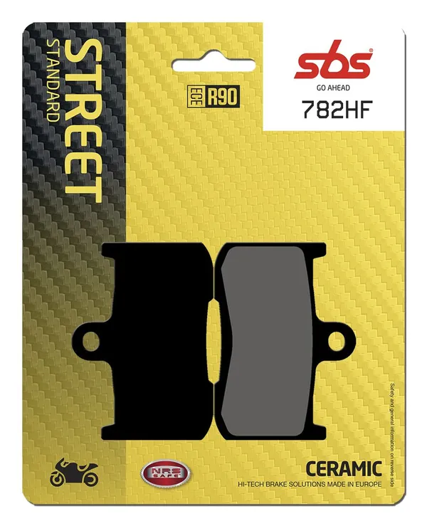 Plaquettes de frein céramique organiques SBS HF Street