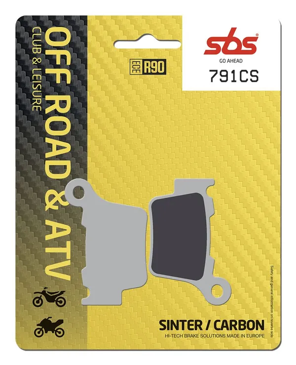 Plaquettes de frein en carbone SBS CS