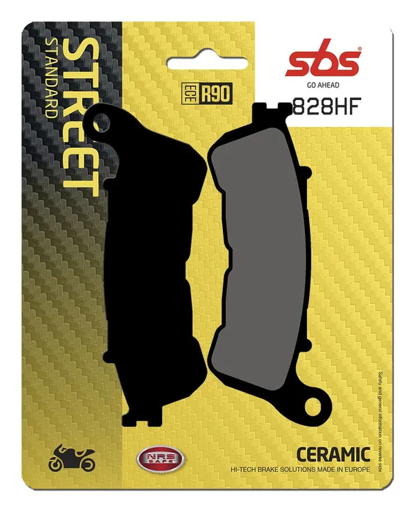 Plaquettes de frein SBS 828HF - vue 2