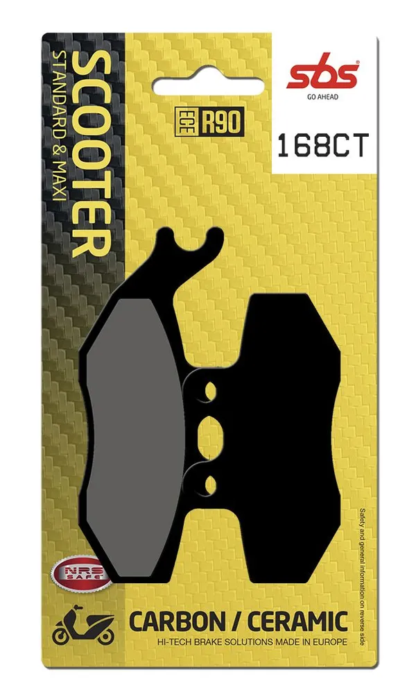 Plaquettes de frein SBS 168CT (774) - vue 2