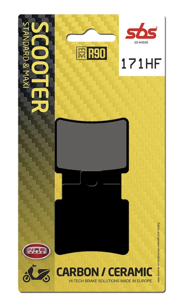 Plaquettes de frein SBS 171 HF (775) - vue 2