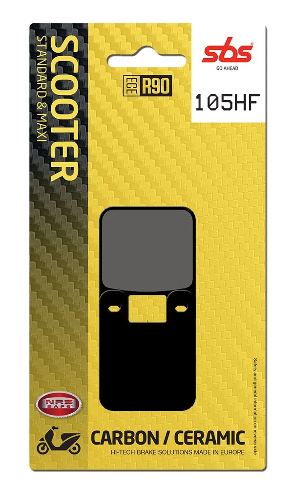 Plaquettes de frein SBS 105 (559 HF) - vue 2