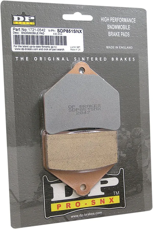 Plaquettes de frein frittées DP BRAKES SDP Pro-SNX HH+ - vue 2