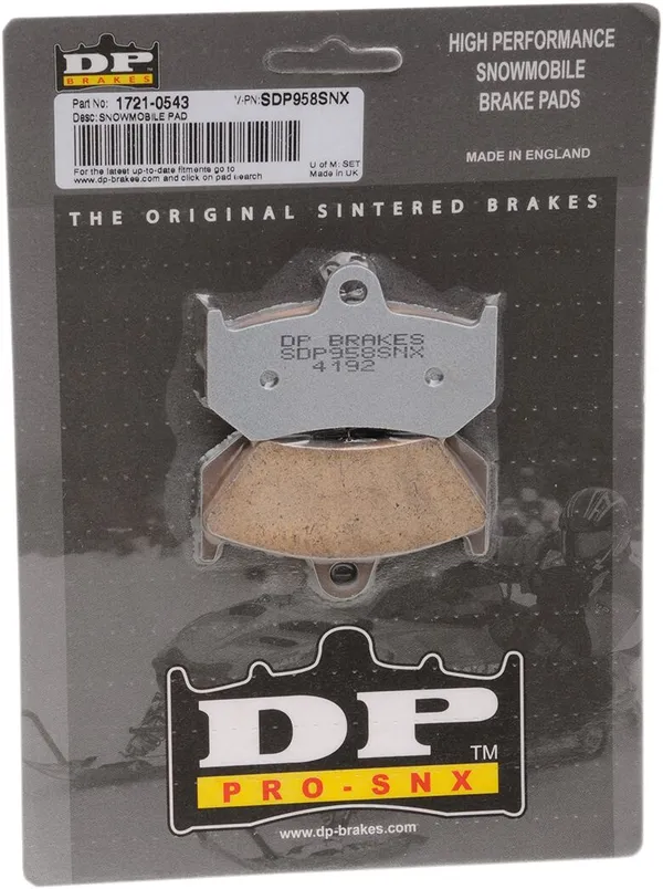 Plaquettes de frein frittées DP Brakes SDP Pro-SNX HH+ - vue 2