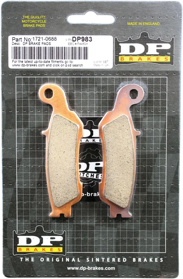 Plaquettes de frein frittées DP983 DP Brakes - vue 2