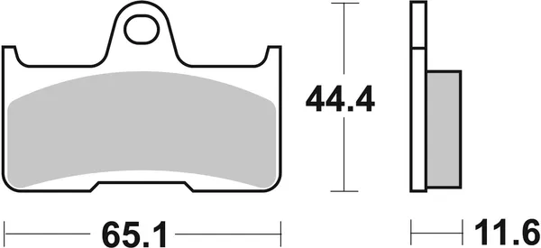 Plaquettes de frein frittées SBS SI Offroad - vue 2