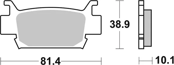 Plaquettes de frein frittées SBS SI Offroad - vue 2