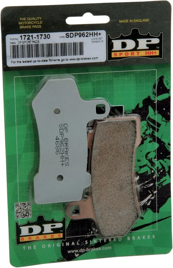Plaquettes de frein en métal fritté DP BRAKES pour Harley/Buell - vue 2