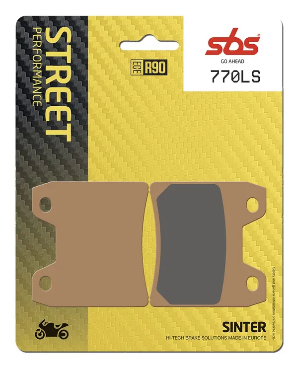 Plaquettes de frein arrière frittées SBS LS Street Excel