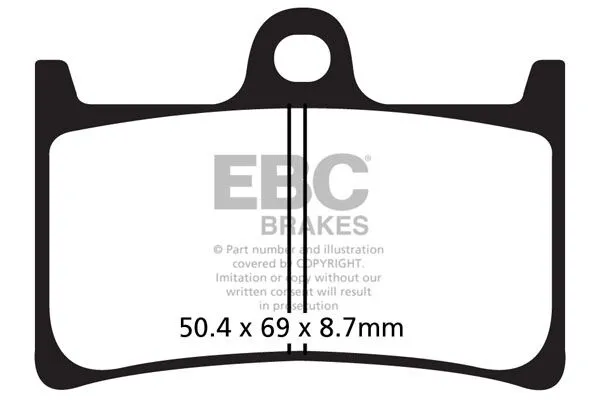Plaquette de frein Sinter HH Scooter EBC