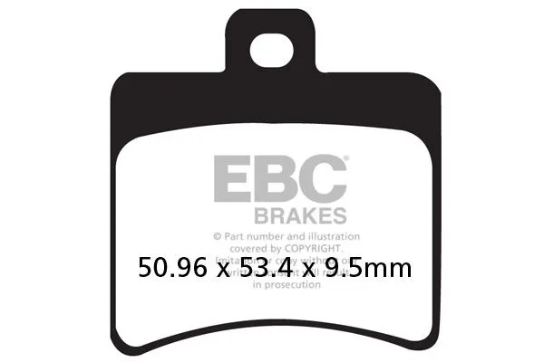 Plaquette de frein EBC Sinter HH scooter 7873797 - vue 2