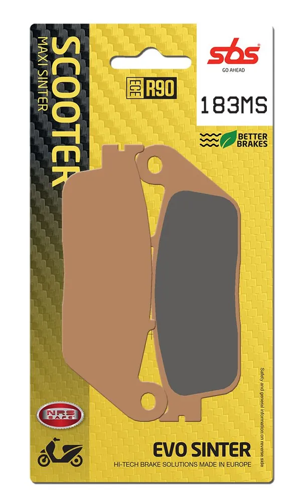 Plaquettes de frein SBS 183MS (627) - vue 2