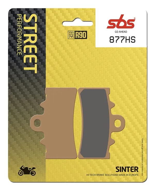 Plaquettes de frein avant SBS HS Street Excel frittées