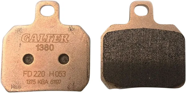 Plaquettes de frein frittées GALFER HH - vue 2