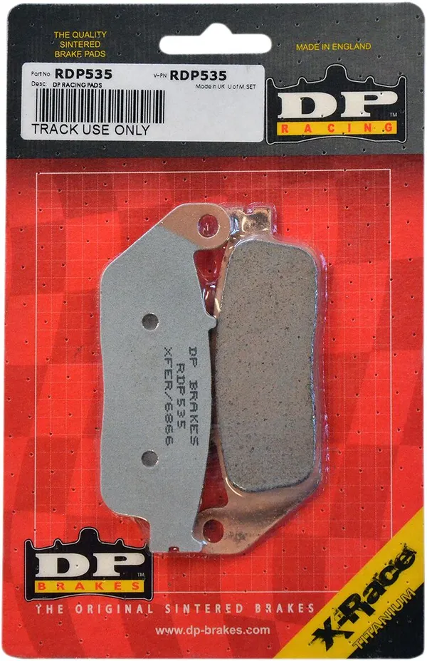Plaquettes de frein frittées titane DP BRAKES RDP X-Race - vue 2