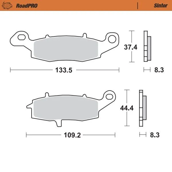 Plaquette de frein avant Moto-Master RoadPRO Sinder