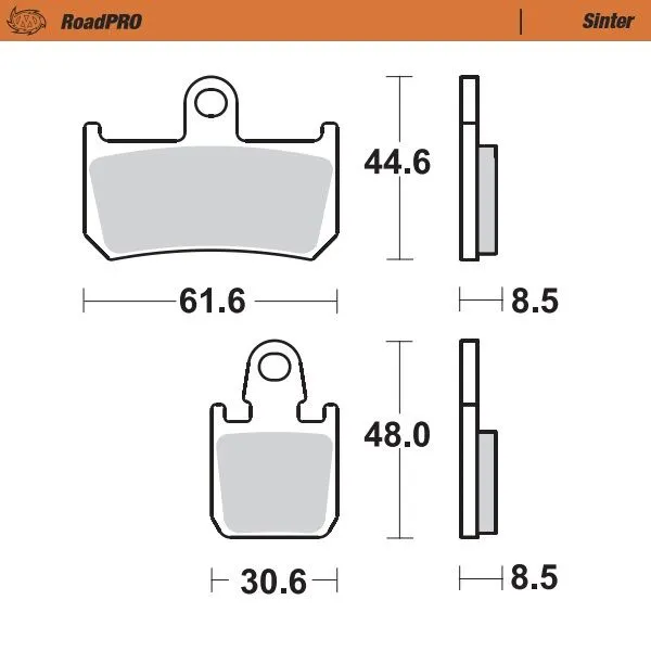 Plaquette de frein avant MOTO-MASTER RoadPRO Sinder