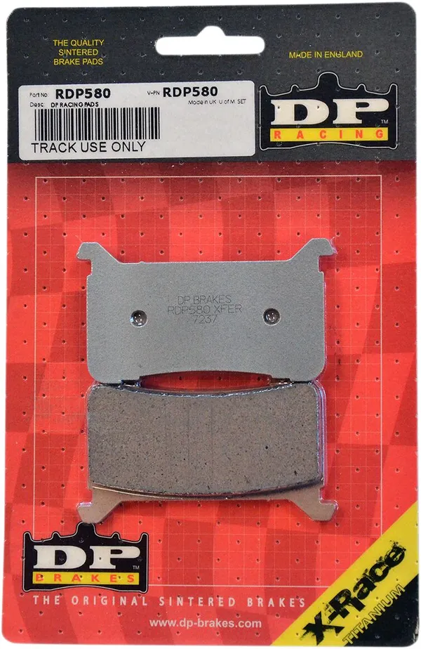 Plaquettes de frein frittées titane DP BRAKES RDP X-Race - vue 2