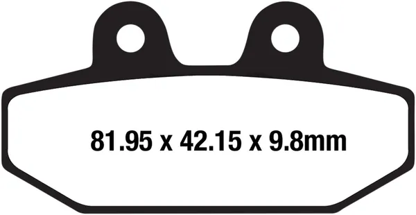Plaquettes de frein frittées EBC HH Harley/Buell - vue 2