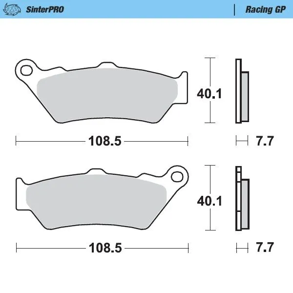 Plaquettes de frein avant MOTO-MASTER Racing GP