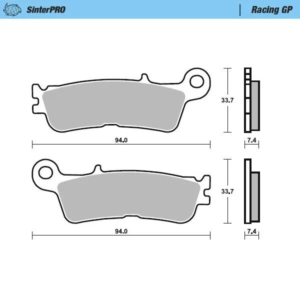 Plaquettes de frein Nitro Sport MOTO-MASTER
