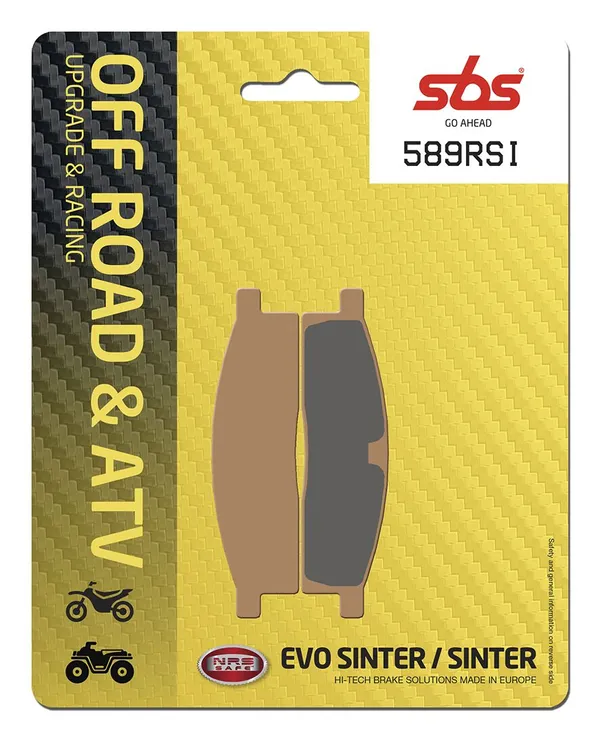 Plaquettes de frein avant SBS 589RSI - vue 2