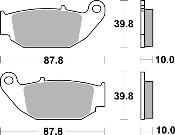 Plaquettes de frein frittées SBS SI Offroad - vue 2