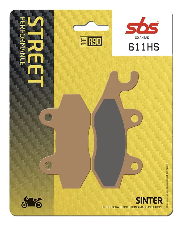 Plaquettes de frein avant frittées SBS HS Street Excel