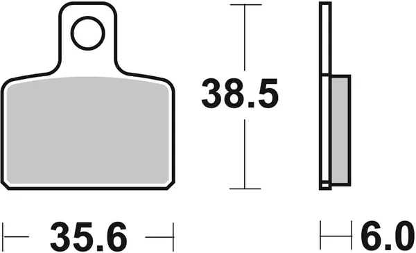 Plaquettes de frein SBS RSI - vue 2