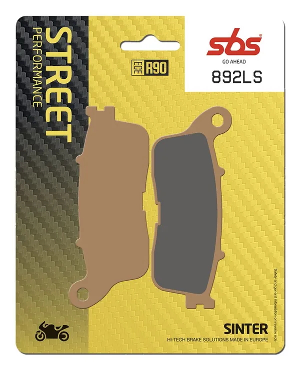 Plaquettes de frein arrière frittées SBS LS Street Excel